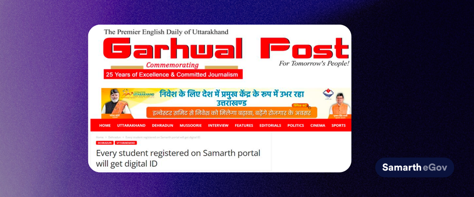 UG students in Uttarakhand HEIs registered on Samarth portal will get digital ID